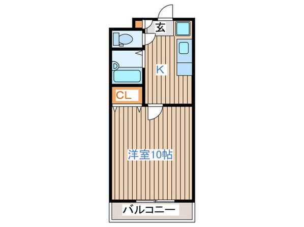 パームクレストの物件間取画像